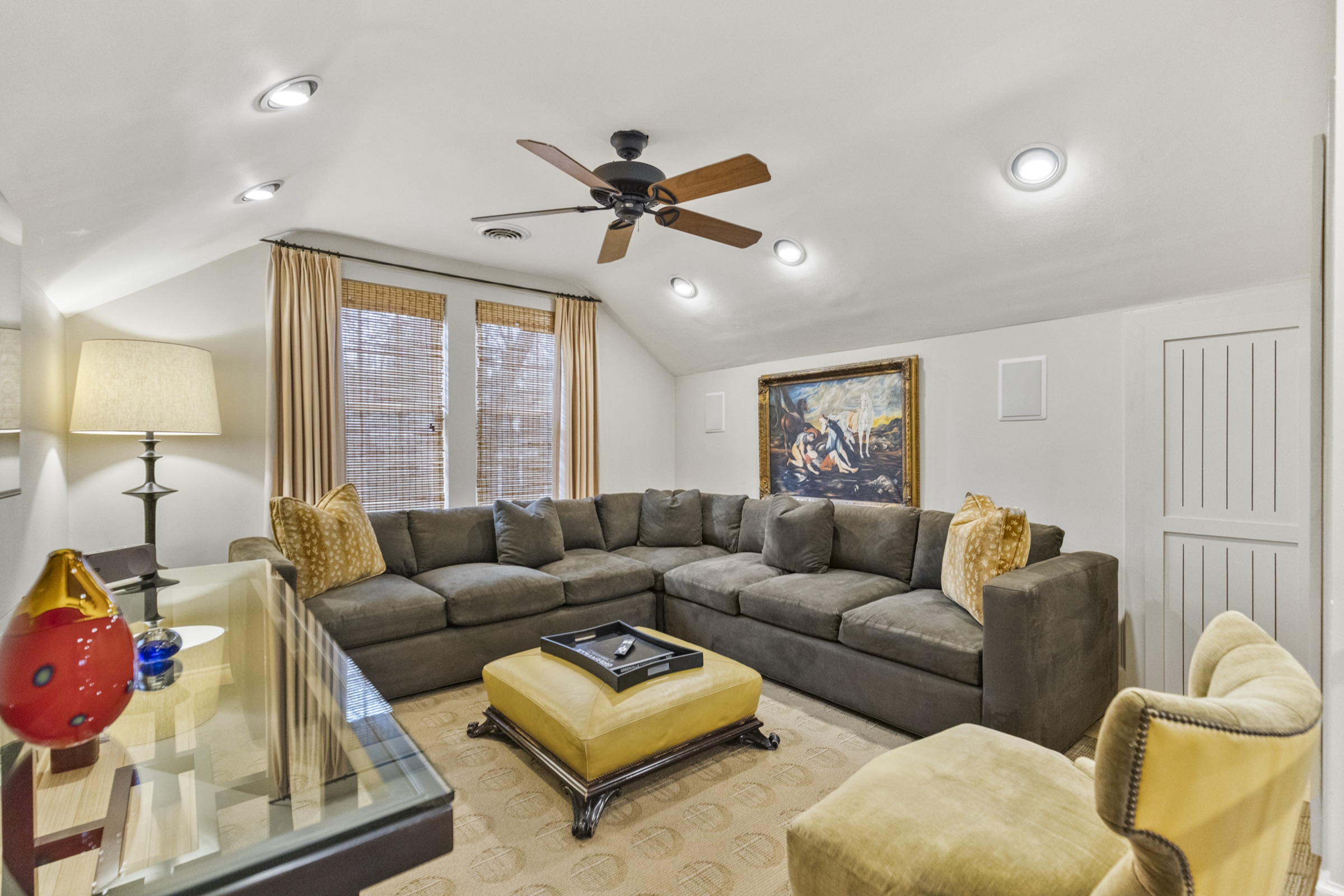 An elevated living room, all yours